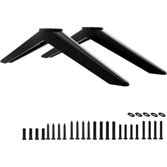 TV Legs for TCL Roku TV Stand Legs, for 28" 32" 40" 43" 49" 50" 55" 65" Roku Smart TV, Replacement Legs for TCL TV Legs 55S401 50S546 50S423 43S431 40S325 28S405 with Screws