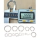 thumbnail image 5 of Herramientas de hardware circlip de acero inoxidable 225PCS 3 ~ 25 304 Anillo de retención del eje de acero inoxidable / Anillo a presión / Circlip / Junta ANGGREK Otros, 5 of 8