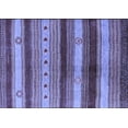 thumbnail image 1 of Ahgly Company Machine Washable Indoor Rectangle Oriental Blue Industrial Area Rugs, 5' x 8', 1 of 4