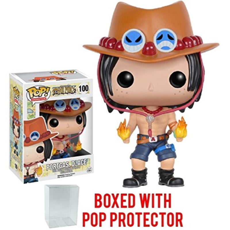 Funko Pop! Anime: One Piece - Portgas D. Ace Vinyl Figure (Includes Pop Box Protector Case