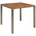 thumbnail image 5 of vidaXL 3 Piece Garden Dining Set with Cushions Grey Poly Rattan, 5 of 5