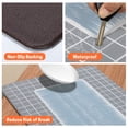 thumbnail image 3 of UNIWELL 2-Pack Boho Kitchen Rug Set, Non-Slip Machine Washable Vintage Floor Mats 17"x30"+17"x47" Grey, 3 of 6
