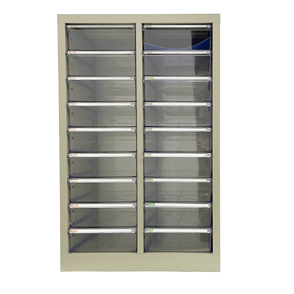 18 Medium Drawer File Cabinet for Office Book Locker Bank Reference Room Invoice Storage