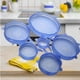 thumbnail image 3 of Juego de tapas elásticas de silicona de 12 cubiertas elásticas reutilizables para alimentos en microondas, cubiertas para cuencos para latas, tazas y tarros de vidrio, 3 of 5