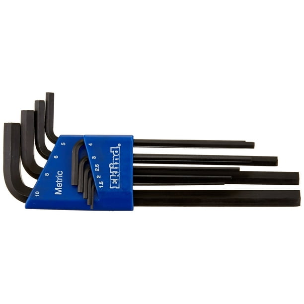 Juego de llaves métricas hexagonales en L Eklind 10609 de 1,5 a 10 mm, 9 unidades