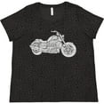 thumbnail image 3 of Inktastic Distressed Motorcycle Women's Plus Size T-Shirt, 3 of 5