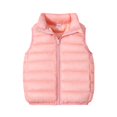 thumbnail image 2 of Ruyang Kids Boys Girls Quilted Puffer Vest Lightweight Sleeveless Zip Up Down Jacket Fall Winter Warm Soft Mock Neck Coat, 2 of 6