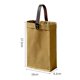thumbnail image 5 of Bolsa de papel Kraft reutilizable, bolsas de comestibles, bolsas de venta al por , bolsa de embalaje, bolsa de almacenamiento, bolsas de botellas dos marrones BLESIY Bolso de botellas, 5 of 5