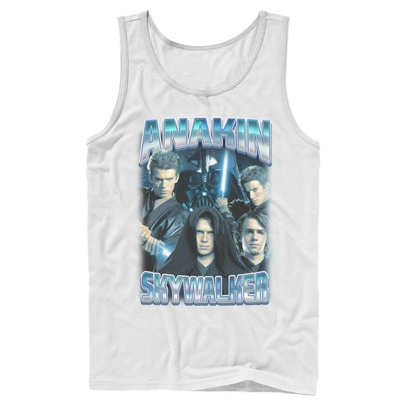 Mens Star Wars Anakin Skywalker Collage Tank Top