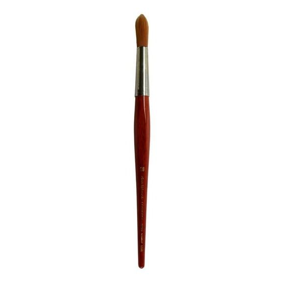 da Vinci Brushes 5580-18 Watercolor Series CosmoTop Spin Paint Brush, Round Synthetic with Red Handle, Size 18