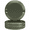 Army Green, variant on Bin Bros Signature Metal Pouch Tin - Aircraft Aluminum Storage Case & Holder - Airtight EDC Can, Dual-Compartment - Fits Zyn, Velo, Rogue - Black