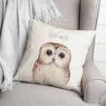 thumbnail image 3 of Creative Products Stay Wise Owl 18x18 Spun Poly Pillow, 3 of 3