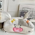 thumbnail image 4 of Estuche de lápices grande, lindo y feo con trenzas, bolsa divertida para bolígrafos para estudiantes, amantes de la papelería, bolsa multiusos para cosméticos y viajes., 4 of 7