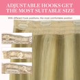 thumbnail image 4 of Extensiones de cabello con alambre GOO GOO, cabello humano, 14 cm, 105 g, rubio, 4 of 8