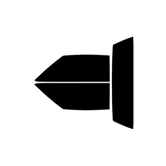 Rvinyl Window Tint Kit Compatible with Pontiac Grand Prix 1978-1988 - Complete Precut Kit - 5%