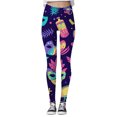 thumbnail image 4 of Women's Leisure Sports Carnival Printed Leggings Womens Business Tops Womens Work Clothes Casual Swim Leggings for Women 6xl Womens plus Size Tops Warm Leggings Business Clothes for Women under, 4 of 5