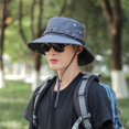 thumbnail image 3 of Shenmeida Sun Hat for Men Windrproof Wide Birm String Bucket Hat UV Protection Boonie Hat for Fishing Hiking, 3 of 8