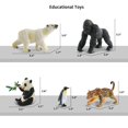 thumbnail image 2 of Figura de animales de juguete Zippytots Zoo, 9 unidades para niños de 3 a 5 años, 2 of 8