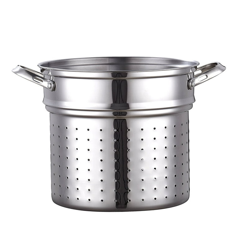  3 Piece Pasta Pot with Strainer Insert, Stock Pot and