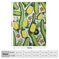 thumbnail image 4 of COMIO Pickle Pattern Throw Blanket Pickle Gift Funny Pickles Blanket Pickle Cucumber Blanket Gifts for Woman Man Children Cute Pickle Flannel Throw Blanket for Living Room Sofa for Kids/Child, 4 of 6