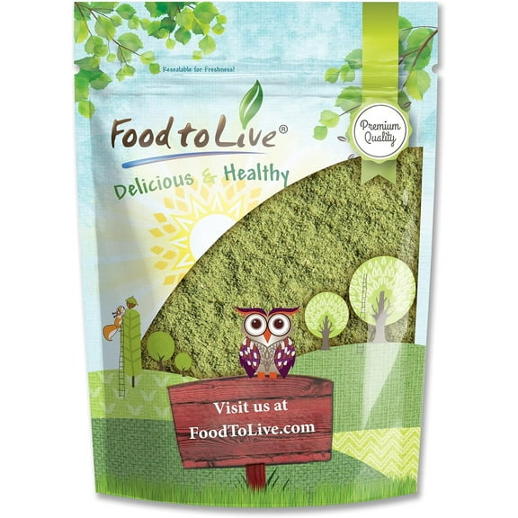 Alfalfa Powder, 1 Pound — Kosher, Raw, Vegan — by Food to Live