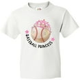 thumbnail image 3 of Inktastic Baseball Princess- Tiara Youth T-Shirt, 3 of 5