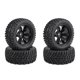 thumbnail image 2 of Juego de 4 neumáticos para coche RC, accesorios de goma, banda de rodadura todoterreno, esponja resistente al desgaste. Ruedas monolíticas, 2 of 8