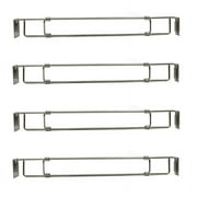 RV Secure Adjustable Bars, Stainless Steel Rods, Food&Drink Stabilizers for RV Refrigerator (4 Pack)