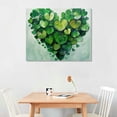 thumbnail image 3 of RUIYC Shamrock St. Patrick's Day Print Watercolor Clover Print Home Decor St. Patrick's Day Print, Modern Canvas Wall Art, Wall Art, 3 of 5