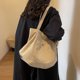 thumbnail image 5 of Bolso de mano de pana para mujer, bolso de hombro grande informal, bolso Hobo, bolso de viaje, 5 of 6