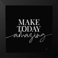 thumbnail image 2 of Lux + Me Designs 15x15 Black Modern Framed Museum Art Print Titled - Make Today Amazing, 2 of 5