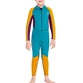 thumbnail image 1 of Greeniant Traje de neopreno portátil DIVE SAIL cuello 2,5mm resistente al sol elástico cálido mantenimiento 3 capas impermeable natación niños Deportes acuáticos Amarillo SG Greeniant OD003307-04, 1 of 6