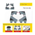thumbnail image 2 of Washing Machine Stand Adjustable Anti-Vibrator Mobile Base Support for Washing Machine Portable Bat, 2 of 5