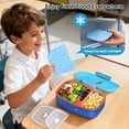 thumbnail image 5 of VOPOYO Cordless Electric Lunch Box for Kids, 2-in-1 Chill & Warm Heated Lunch Box with Ice Pack, Scheduled Heating, 5 Cup Capacity, Leak Proof, Removable Divider, for Girls Boys School Picnic, 5 of 9