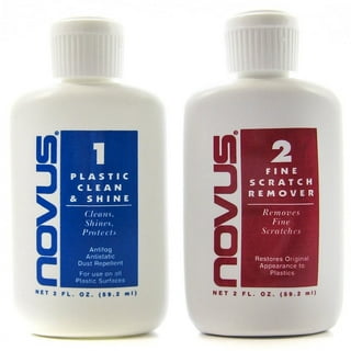 NOVUS-PK1-8, Plastic Clean & Shine #1, Fine Scratch Remover #2, Heavy  Scratch Remover #3 and Polish Mates Pack, 8 Ounce Bottles