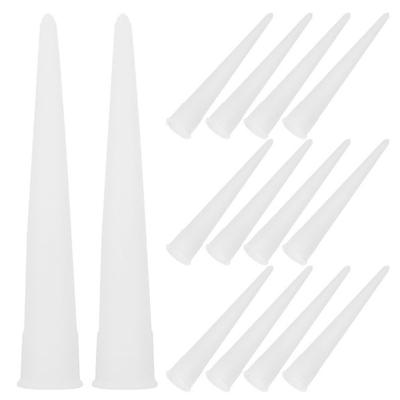 Durable Plastic Caulk Nozzles for Home Color 60pcs Fits Most Glue Tubes and Sealants