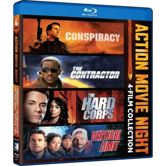 Action Movie Night: 4-Film Collection (Blu-ray), Mill Creek, Action & Adventure