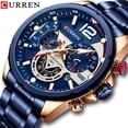 thumbnail image 2 of Curren 8395 Men's Sports Watch Men's Watch Steel Belt Business Sports Watch in Stock, 2 of 6