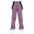 thumbnail image 2 of Qetyuw Women's Ski Bib Pants Waterproof Windproof Snow Pants High Waist Insulated Warm Overalls Winter Snowboard Sports Hiking Suspenders Jumpsuits, 2 of 5