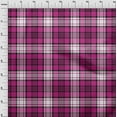 thumbnail image 4 of oneOone Viscose Jersey Pink Fabric Tartan Sewing Fabric By The Yard Printed Diy Clothing Sewing Supplies 60 Inch Wide, 4 of 4