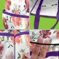 thumbnail image 5 of Garden Tool Bag,Pioneer Flower Floral Print Pattern Garden Tool Organizer,Garden Gifts,Waterproof Multi-Pocket Garden Tool Storage 11.8x5.5x11.4 Inch(Tools NOT Included), 5 of 6
