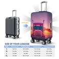 thumbnail image 4 of Yiaed Sunset Truck Highway Print Travel Luggage Cover Suitcase Protector Covers Elastic Luggage Anti-scratch(No luggage included）-X-Large, 4 of 7