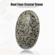 thumbnail image 4 of Vocoste Faux Crystal Palm Stone Oval Pulido Worry Stones Beige Dalmation Jasper para Stress Relax, 4 of 6