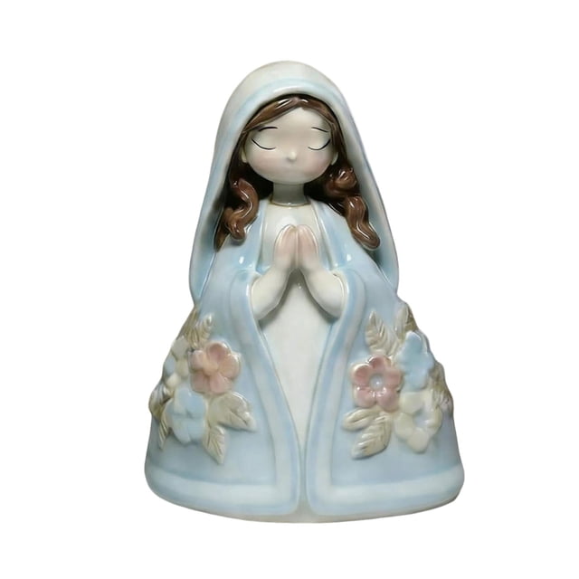 Estatua de la Sagrada Familia, San José con el joven Jesús, Virgen María, figura de resina, belén de interior, decoración de mesa, regalo religioso para la decoración del hogar y la oficina.