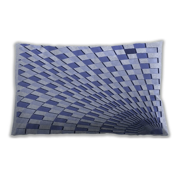Ahgly Company Indoor Rectangular Contemporary Lumbar Throw Pillow, 13 inch by 19 inch