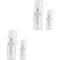 Raindrops 4 pcs  Portable Empty Oral Sprayer Refillable Nasal Spray Bottles Fine Mister Spray Bottles