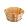 thumbnail image 3 of Lavabo de madera para pies reutilizable, para pedicura, hecho a mano, cómodo para uso en casa o en la oficina. 16x36cm un, 3 of 9