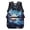 Blue Reading Axolotl, variant on KUIFORTI Snow Moon Wolf Print Children's Backpack Lightweight Kids School Bookbag with Adjustable Straps Suitable for Elementary Middle Back to School Gifts for Students