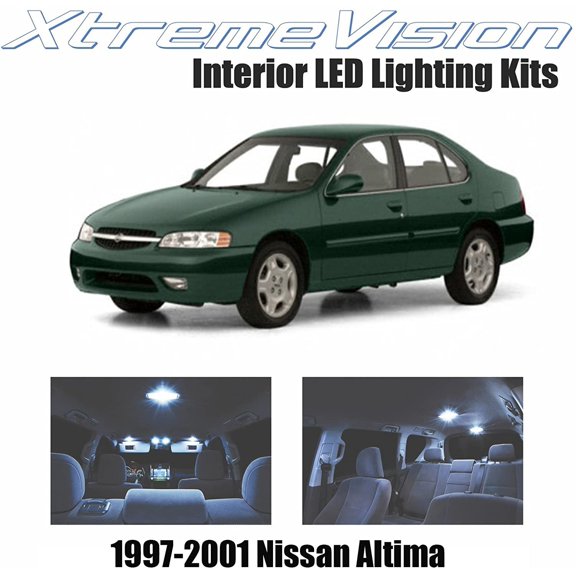 XtremeVision Interior LED for Nissan Altima 1997-2001 3 Pieces Cool White Interior LED Kit   Installation Tool