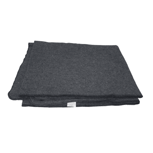 Wool Blend Blanket, US Made, 52/48, 66 x 84, Gray